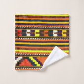 Native American Indian yellow design Bad Handdoek (Wasdoekje)