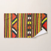 Native American Indian yellow design Bad Handdoek (Handdoek)