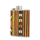 Native American Indian yellow design Heupfles (Links)