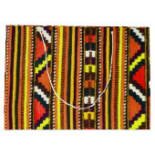 Native American Indian yellow design Large Cadeautasje (Achterkant)