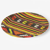 Native American Indian yellow design Papieren Bordje (Gekanteld)