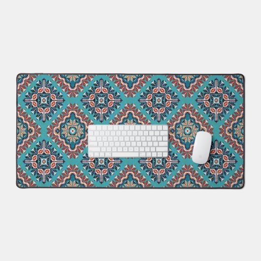 Native American Indians Navajo Mosaic Pattern Bureaumat (Keyboard & Muis)