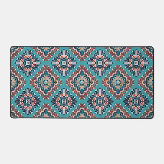 Native American Indians Navajo Mosaic Pattern Bureaumat (Voorkant)