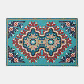 Native American Indians Navajo Mosaic Pattern Deurmat (Voorkant)