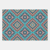 Native American Indians Navajo Mosaic Pattern Inpakpapier Vel (Voorkant 3)