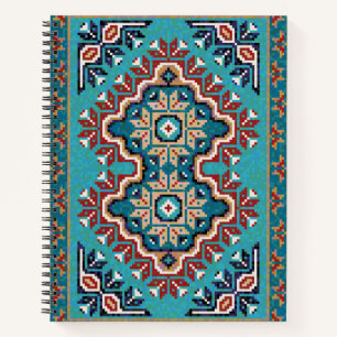 Native American Indians Navajo Mosaic Pattern Notitieboek