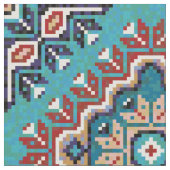 Native American Indians Navajo Mosaic Pattern Stof (Close Up)