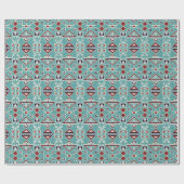 Native American Indians Navajo Pattern Cadeaupapier (Vlak)