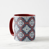 Native American Indians Navajo Pattern Mok (Voorkant links)