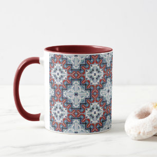 Native American Indians Navajo Pattern Mok