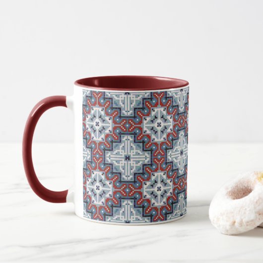 Native American Indians Navajo Pattern Mok (Met donut)