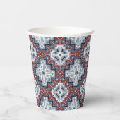 Native American Indians Navajo Pattern Papieren Bekers (Achterkant)
