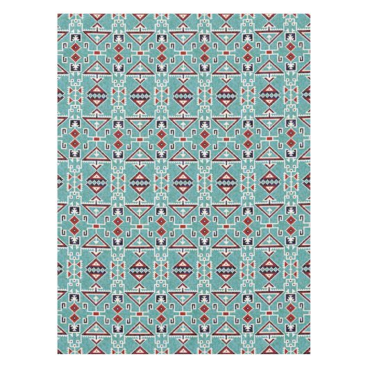 Native American Indians Navajo Pattern Tafelkleed (Voorkant)