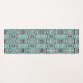 Native American Indians Navajo Pattern Yogamat (Achterkant (horizontaal))