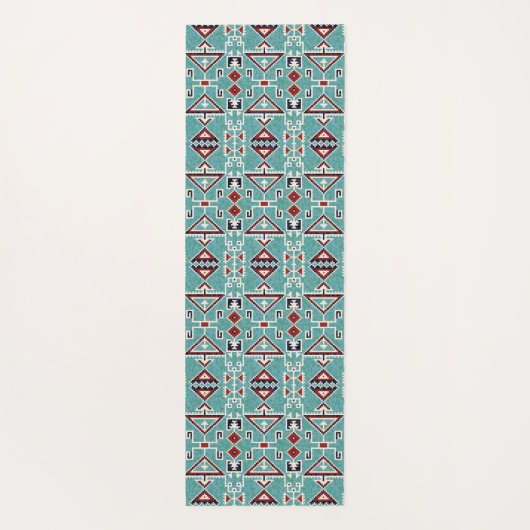 Native American Indians Navajo Pattern Yogamat (Achterkant)
