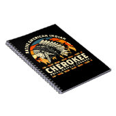 Native American Indigenous cherokee native america Notitieboek (Rechterzijde)