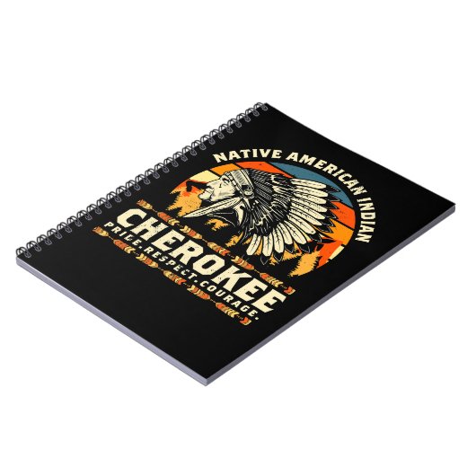 Native American Indigenous cherokee native america Notitieboek (Linkerzijde)