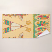 Native american indigenous ornamental seamless pat badhanddoek (Badhanddoek)