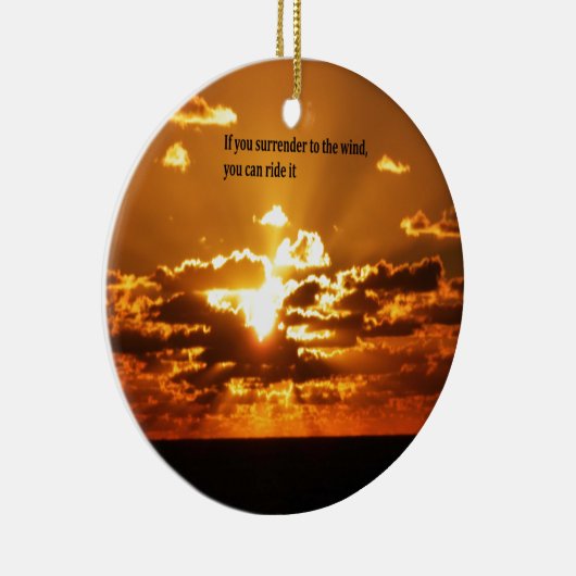 Native American Inspirerend quotes Keramisch Ornament (Rechts)