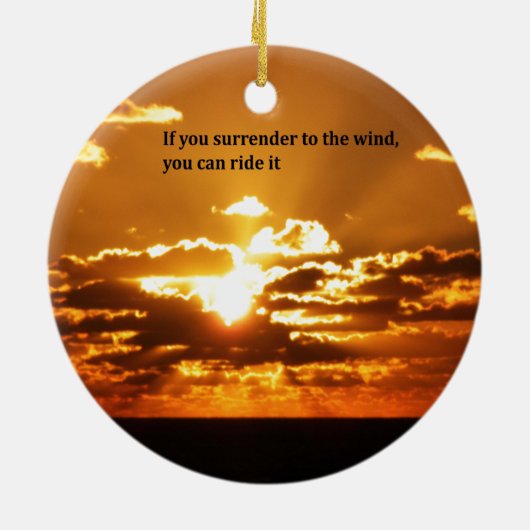Native American Inspirerend quotes Keramisch Ornament (Achterkant)