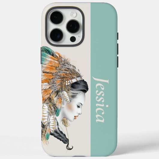 Native American iPhone 16 Pro Max Hoesje (Achterkant)