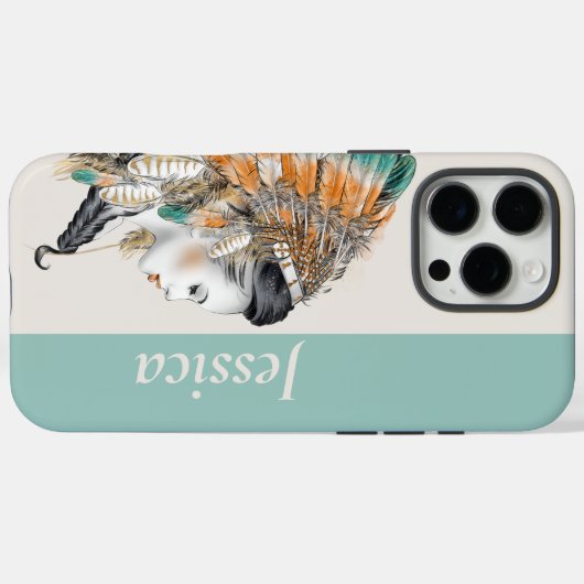 Native American iPhone 16 Pro Max Hoesje (Achterkant (horizontaal))