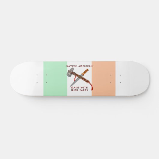 Native American/Irish Persoonlijk Skateboard (Horizontaal)