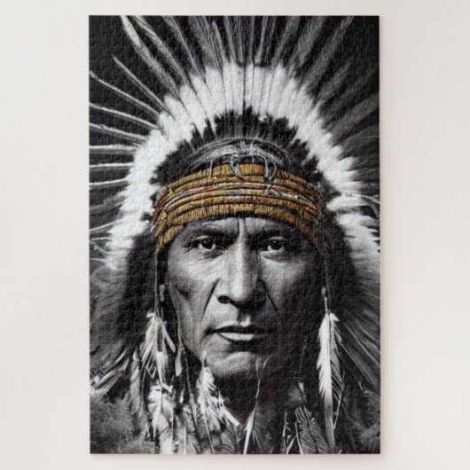 Native American Iroquois Puzzle Legpuzzel (Verticaal)