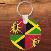Native american-Jamaican Sleutelhanger (Voorkant)