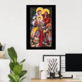 Native American Jesus & Saints Poster (Thuiskantoor)