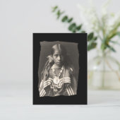 Native American Jicarilla Apache girl in F Briefkaart (Staand voorkant)