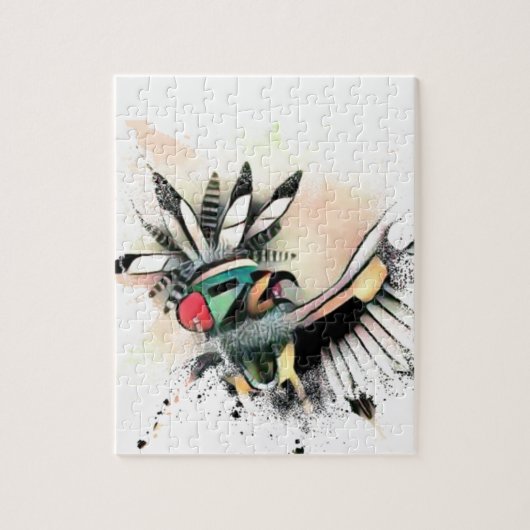 Native American Kachina Dancer Legpuzzel (Verticaal)