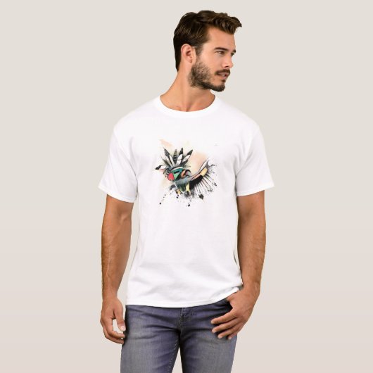 Native American Kachina Dancer T-shirt (Voorkant volledig)