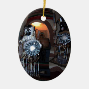 Native American Kachina Dolls Keramisch Ornament