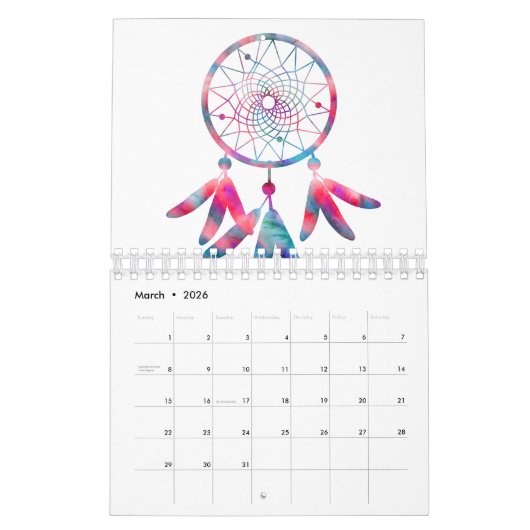 Native American Kalender (Mar 2026)