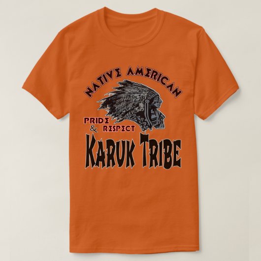 Native American Karuk Tribe T-shirt (Design voorkant)