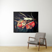 Native American "Kaw Warrior" Wandkleed (In Situ (horizontaal))