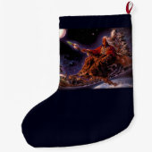 native american kerst stocker grote kerstsok (Achterkant)