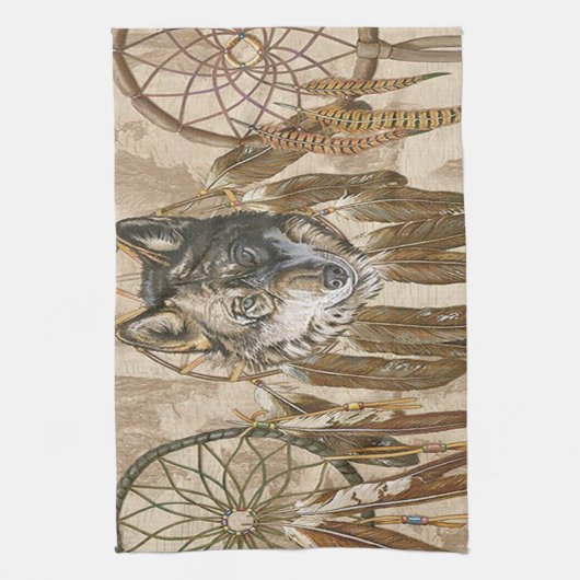 Native American Kitchen Towel Theedoek (Verticaal)