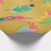 Native American Kokopelli Gift Wrapping Paper Cadeaupapier (Hoek)