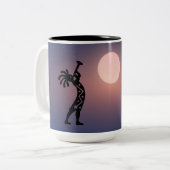 Native American Kokopelli Koffie Mok (Voorkant links)