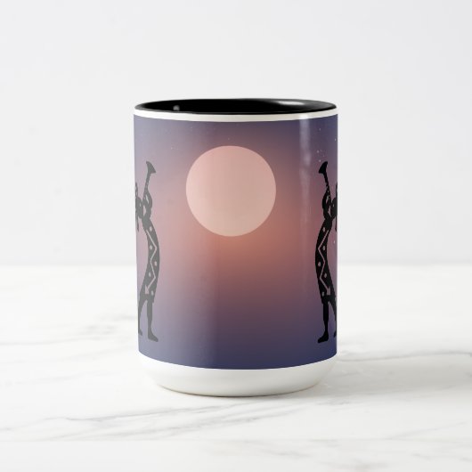 Native American Kokopelli Koffie Mok (Center)