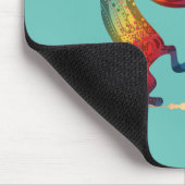 Native American Kokopelli met twee vaders 1 Muismat (Hoek)