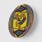 Native American KOKOPELLI Ronde Klok (Hoek)