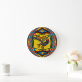 Native American KOKOPELLI Ronde Klok (Huis)