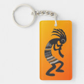Native American Kokopelli Symbol Sleutelhanger (Voorkant)