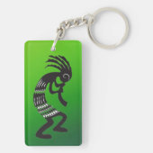 Native American Kokopelli Symbol Sleutelhanger (achterkant)