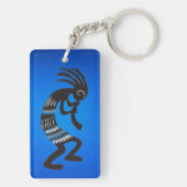 Native American Kokopelli Symbol Sleutelhanger (achterkant)