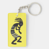 Native American Kokopelli Symbol Sleutelhanger (achterkant)