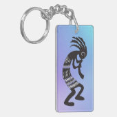 Native American Kokopelli Symbol Sleutelhanger (Voorkant Links)